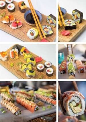 Sample menu image