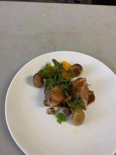 Sample menu image