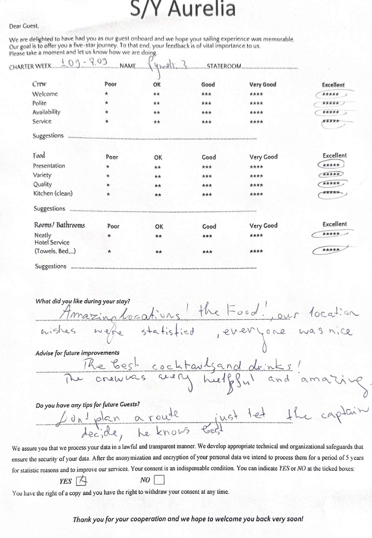 AURELIA guest review