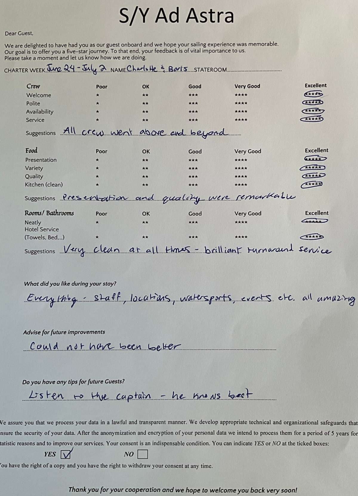 AD ASTRA guest review