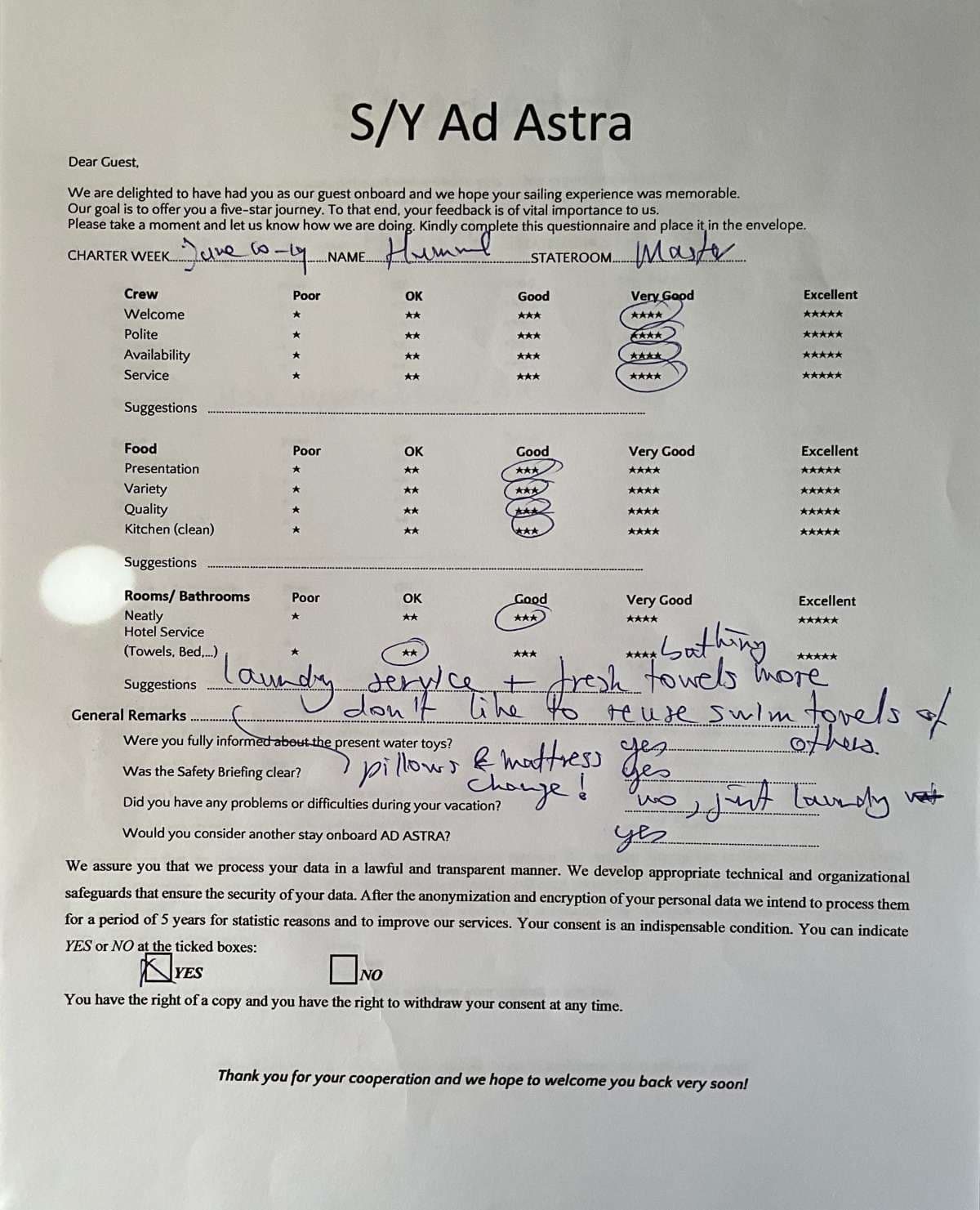AD ASTRA guest review