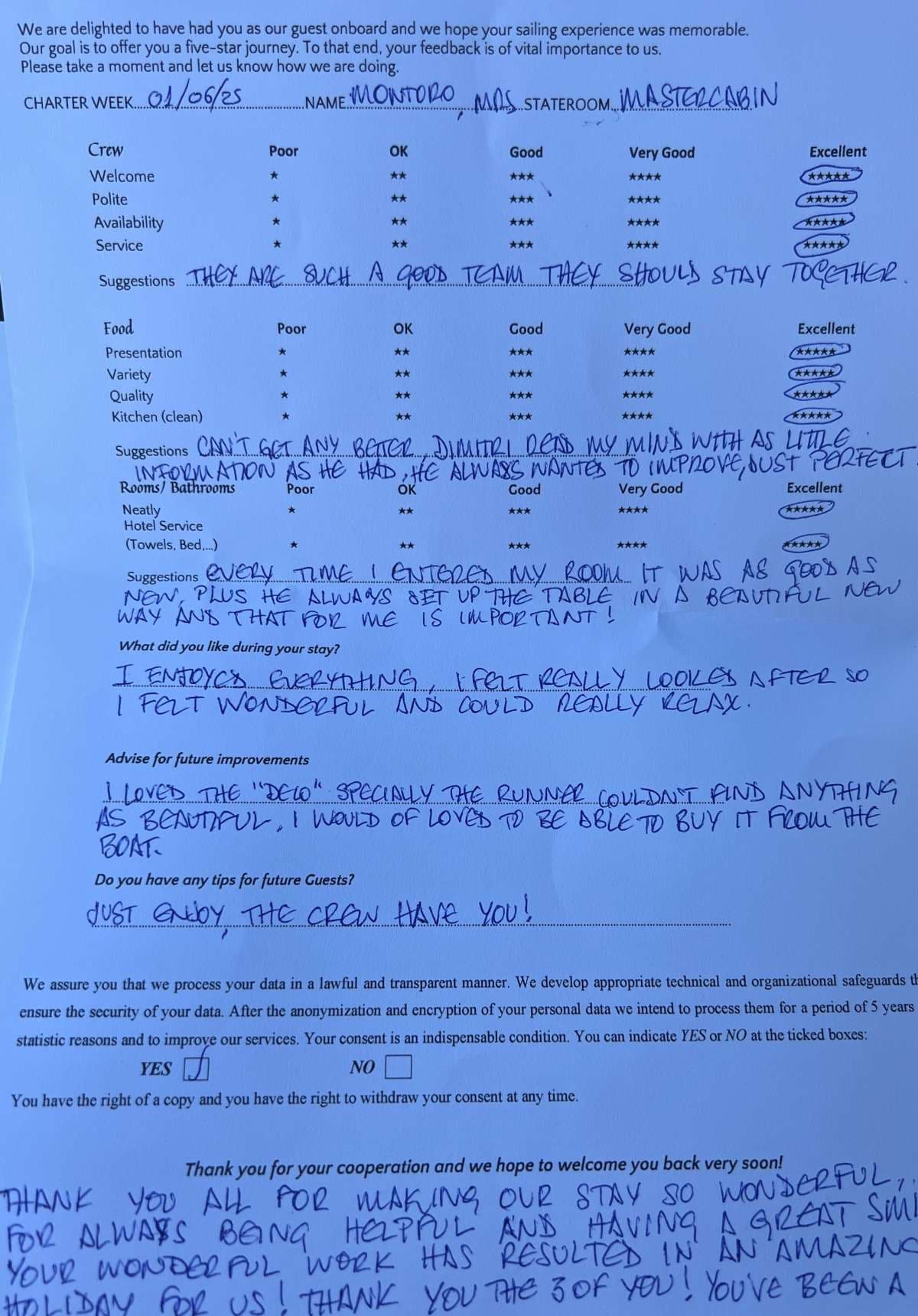 SERENISSIMA guest review