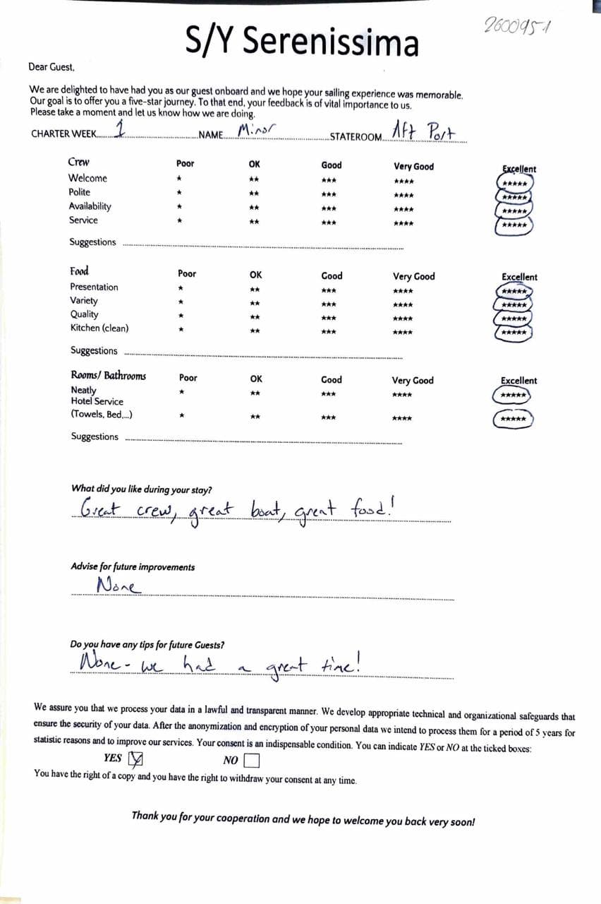 SERENISSIMA guest review