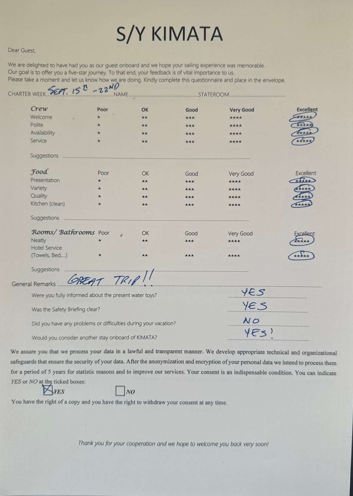 KIMATA guest review