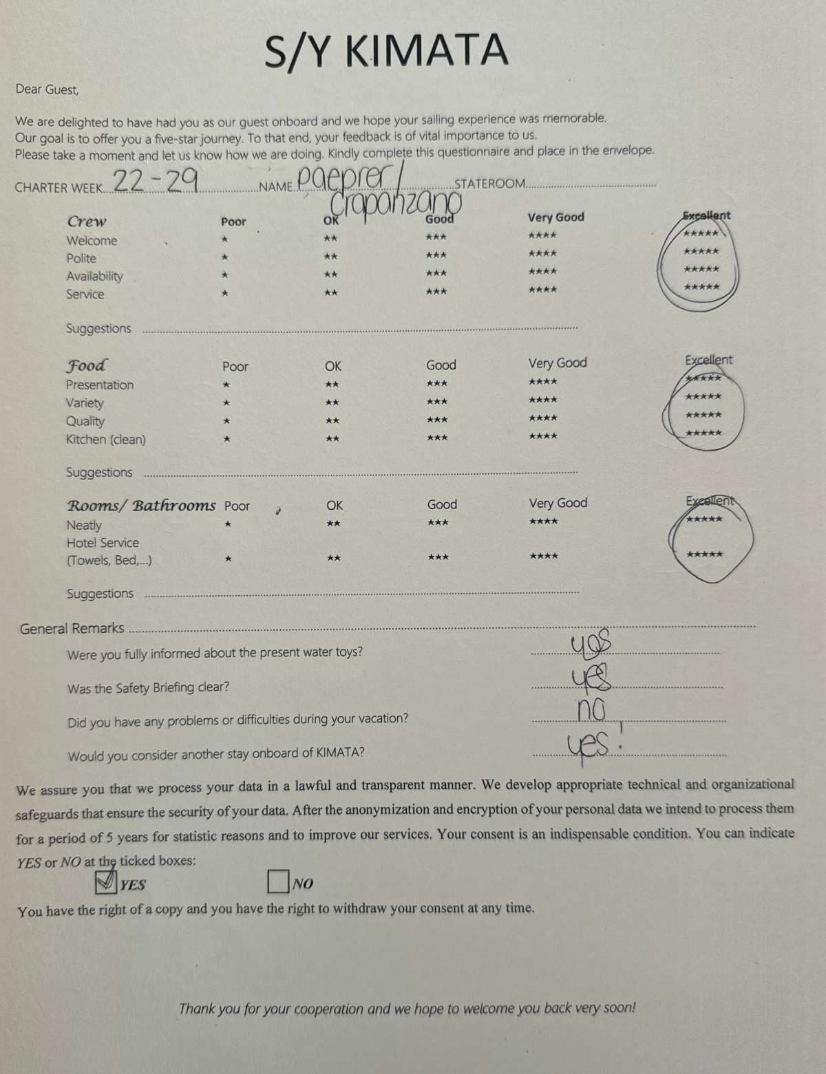 KIMATA guest review