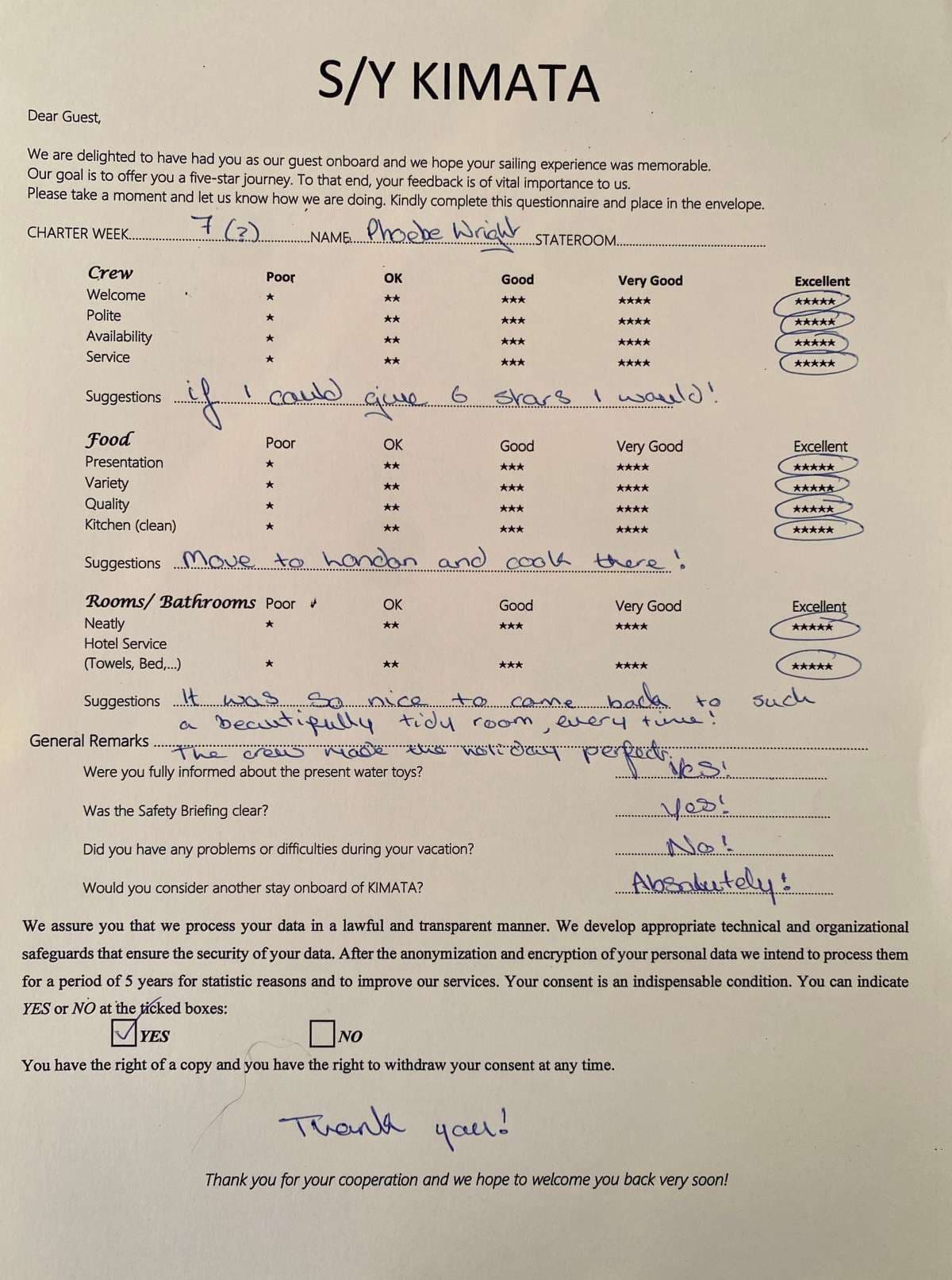 KIMATA guest review