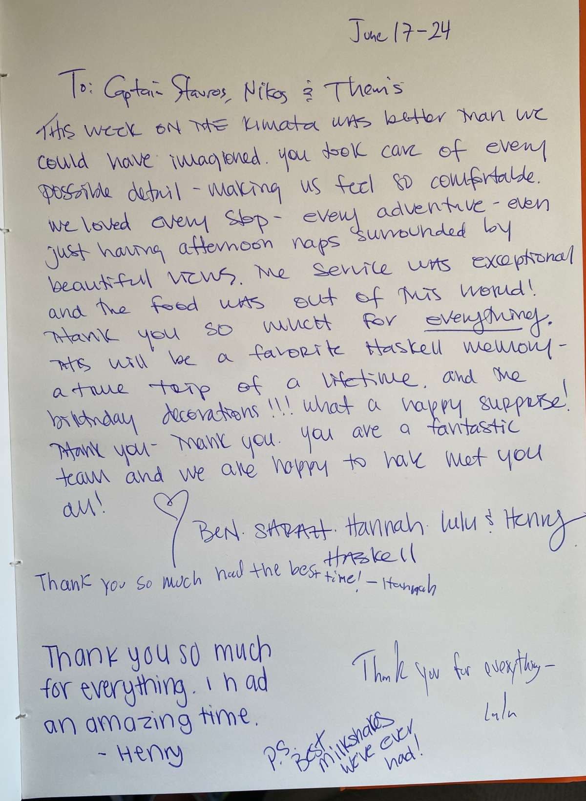KIMATA guest review