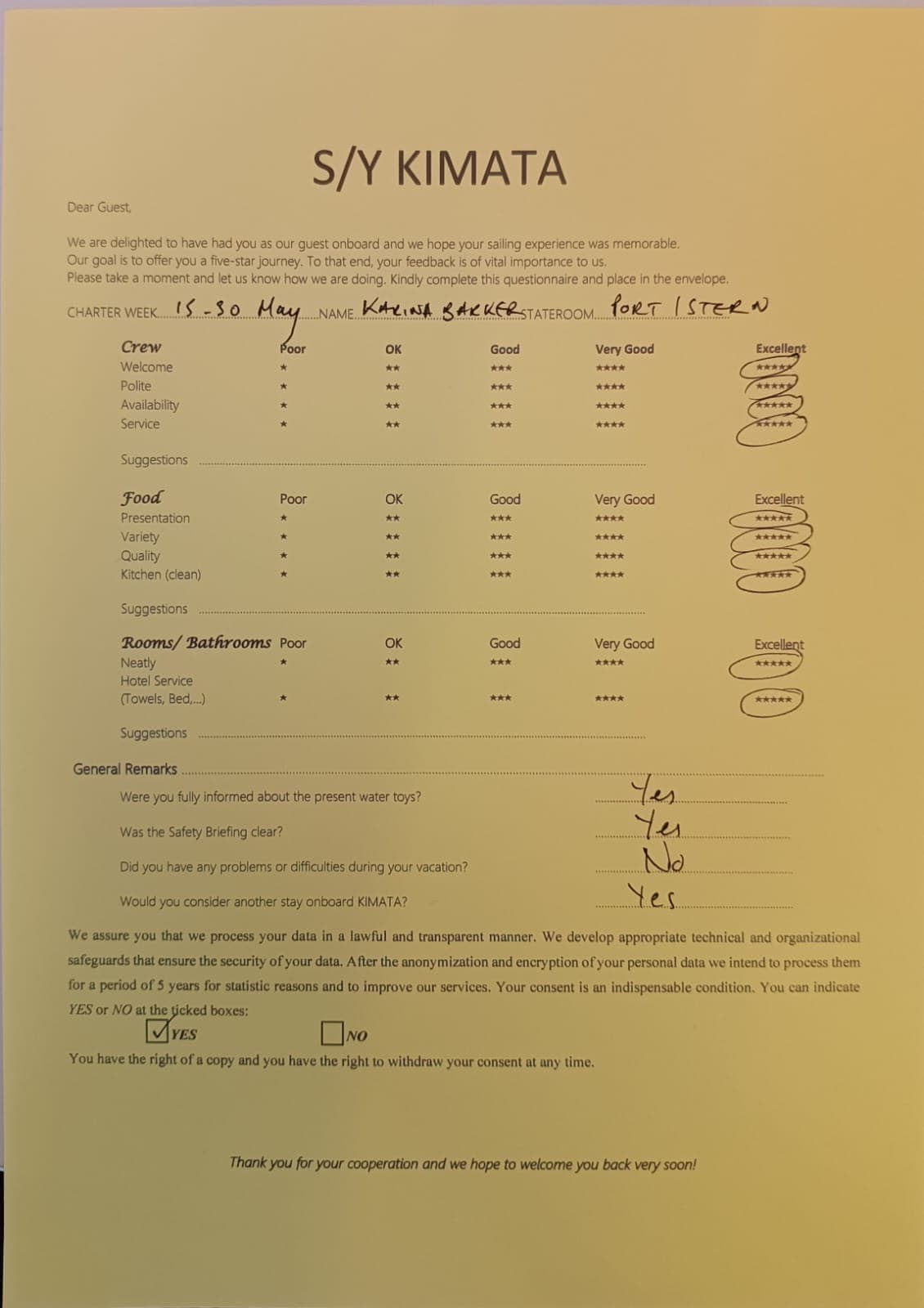 KIMATA guest review