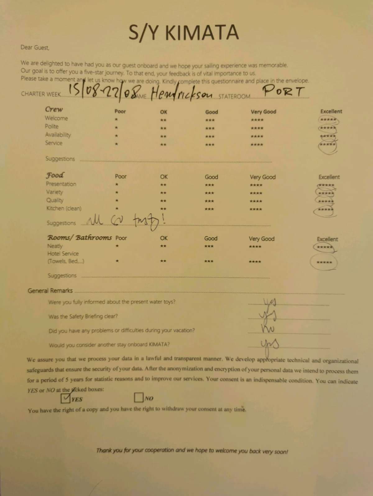 KIMATA guest review