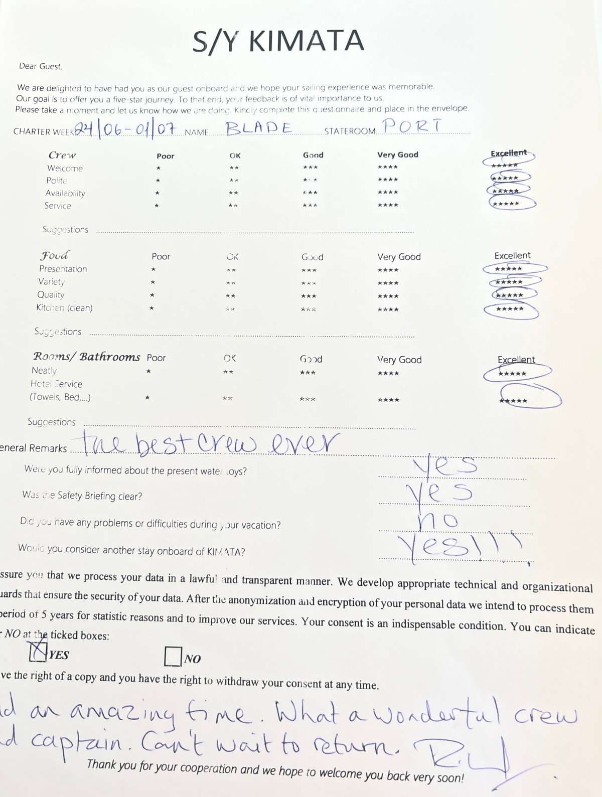 KIMATA guest review