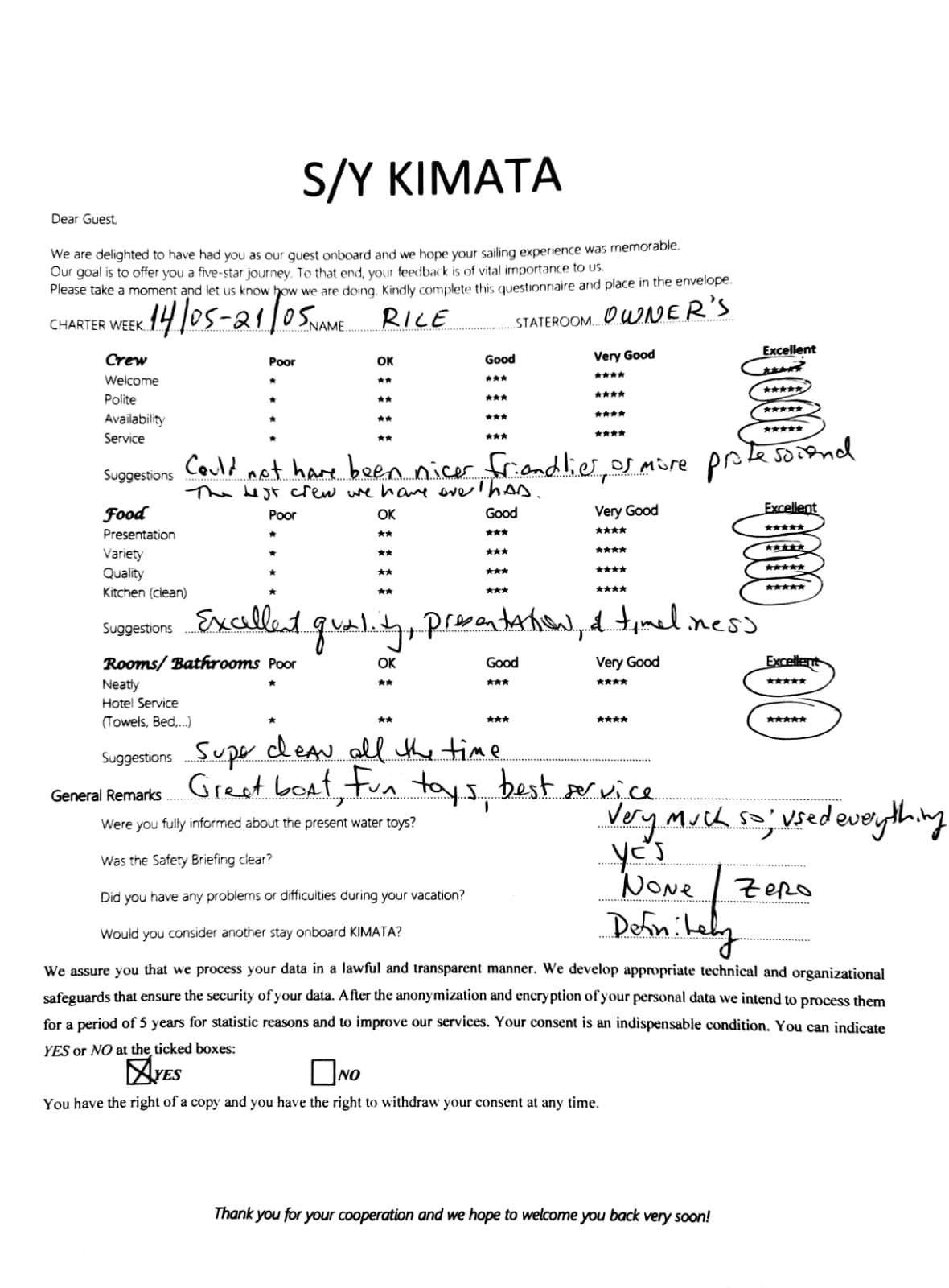 KIMATA guest review