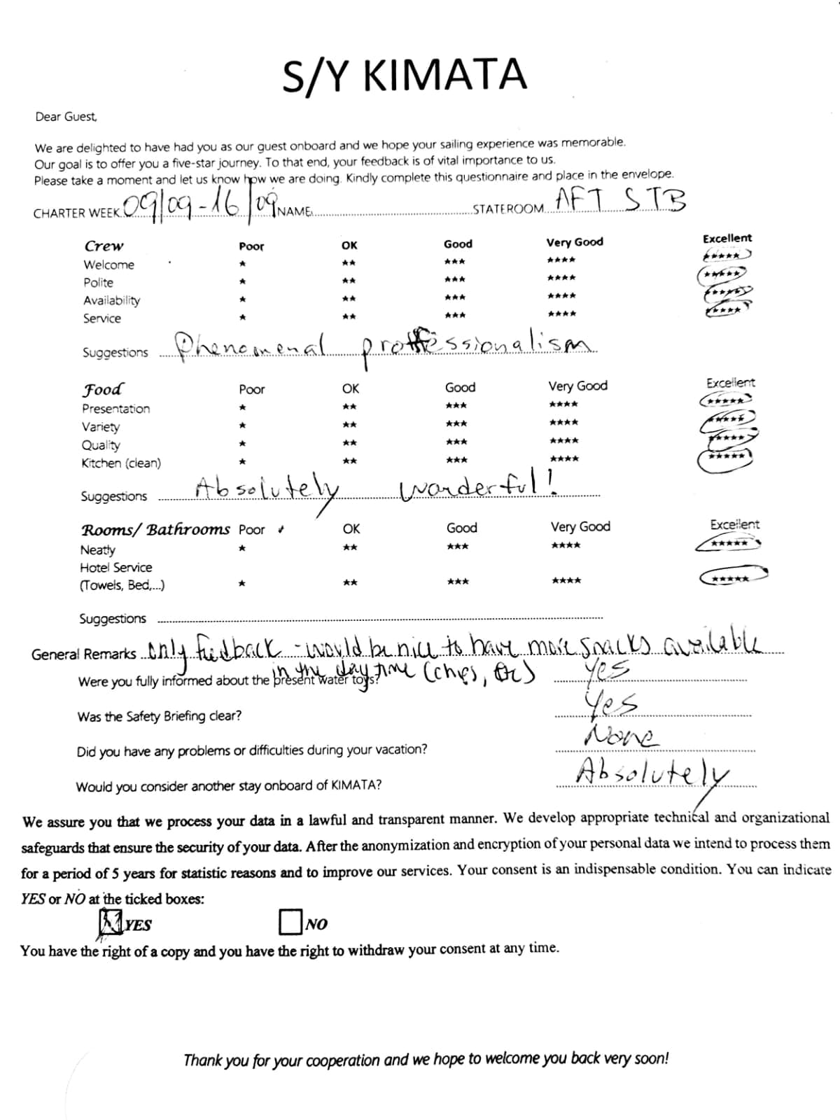 KIMATA guest review