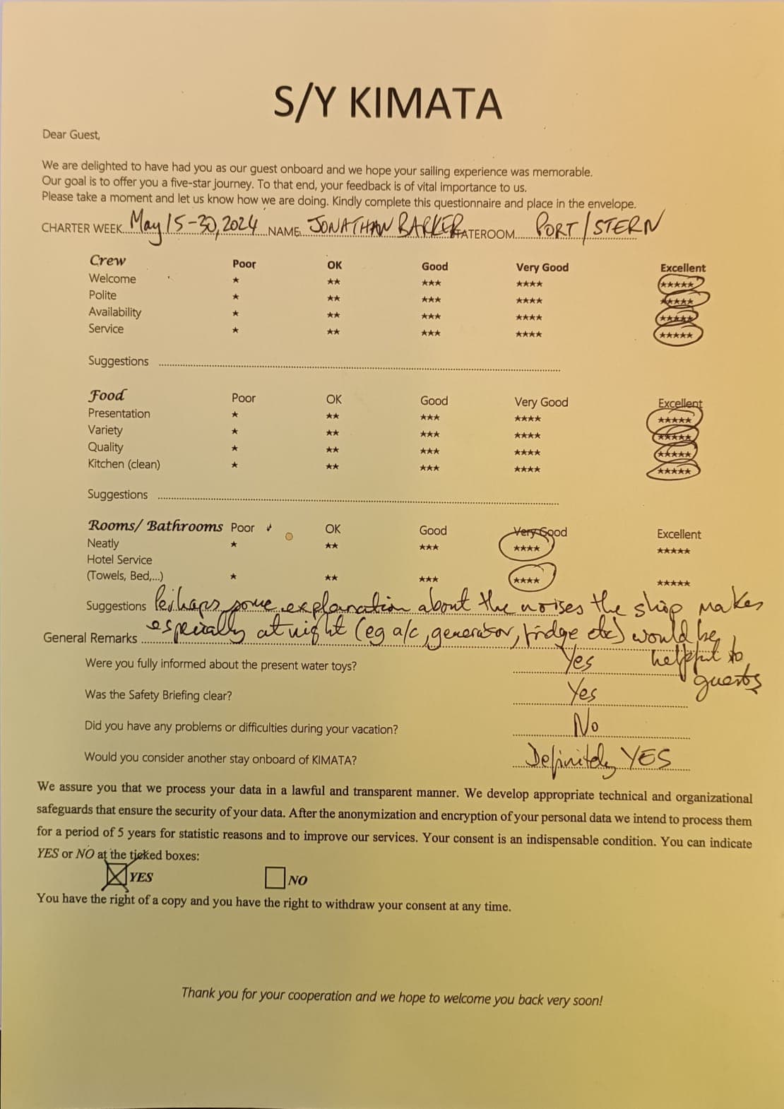 KIMATA guest review