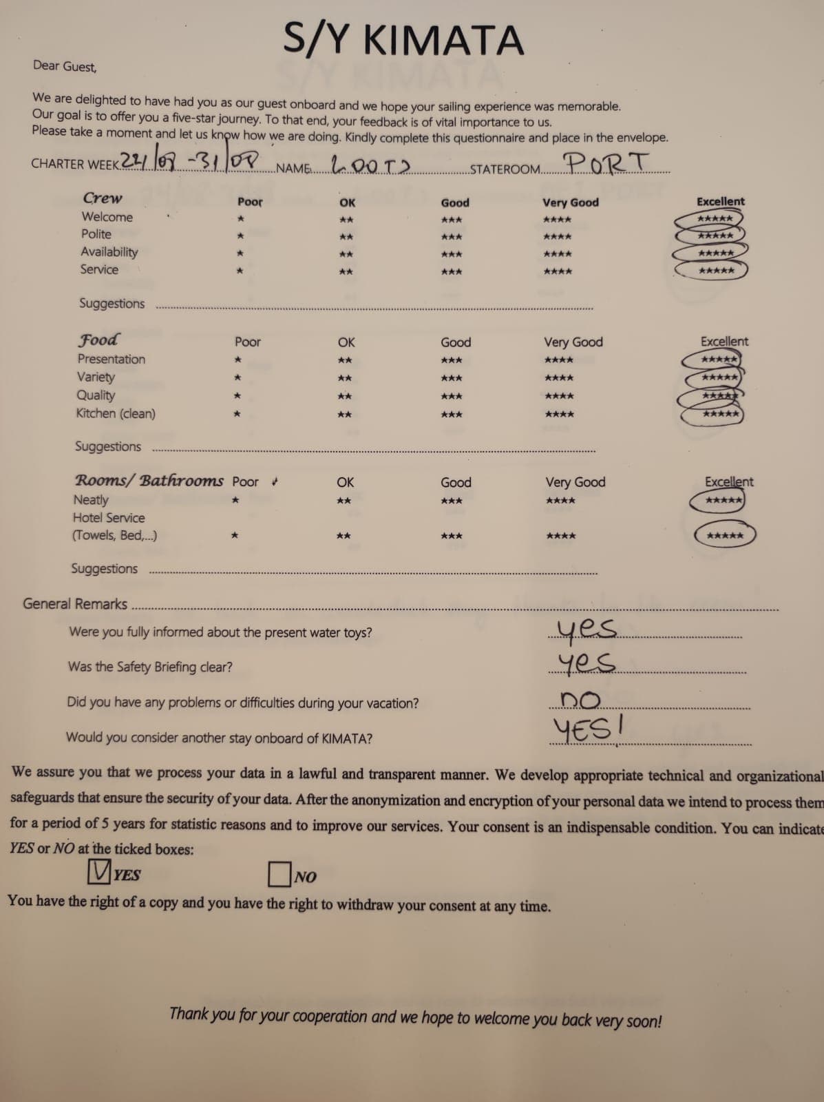 KIMATA guest review