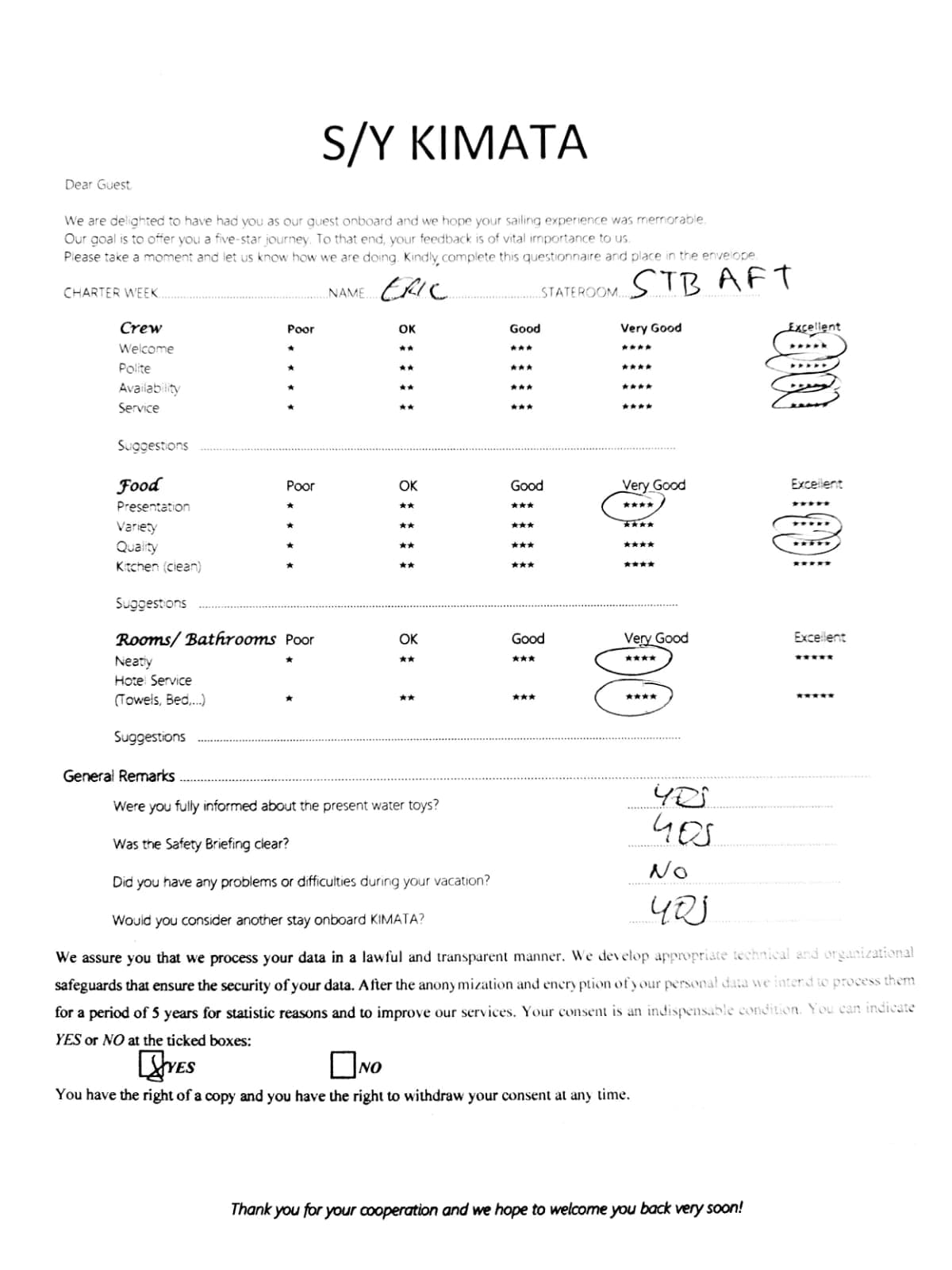 KIMATA guest review
