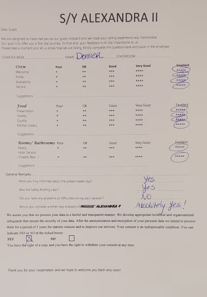 ALEXANDRA II guest review
