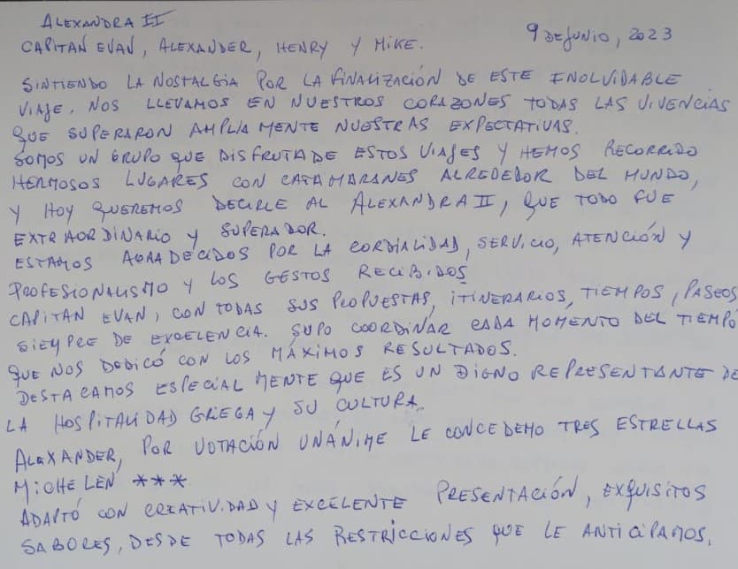 ALEXANDRA II guest review