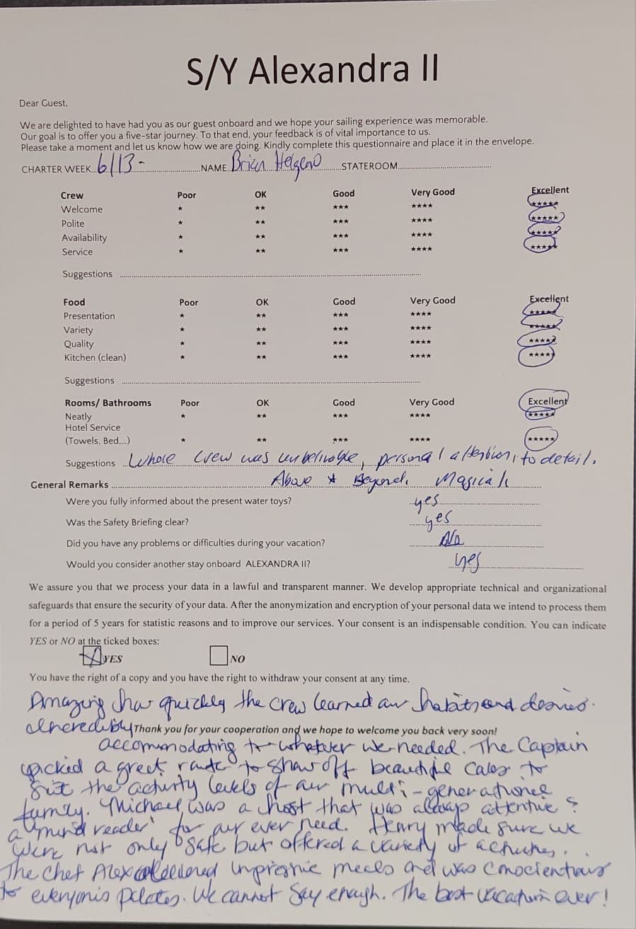 ALEXANDRA II guest review