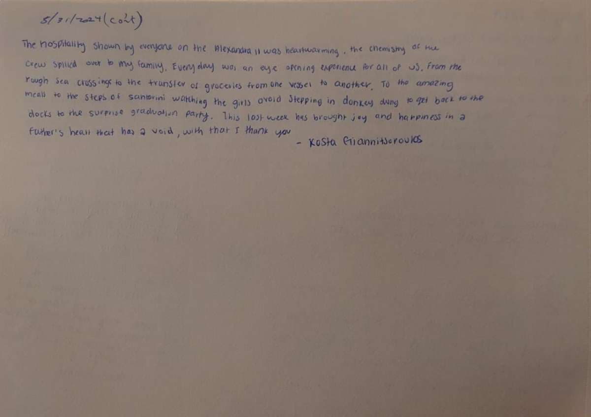 ALEXANDRA II guest review