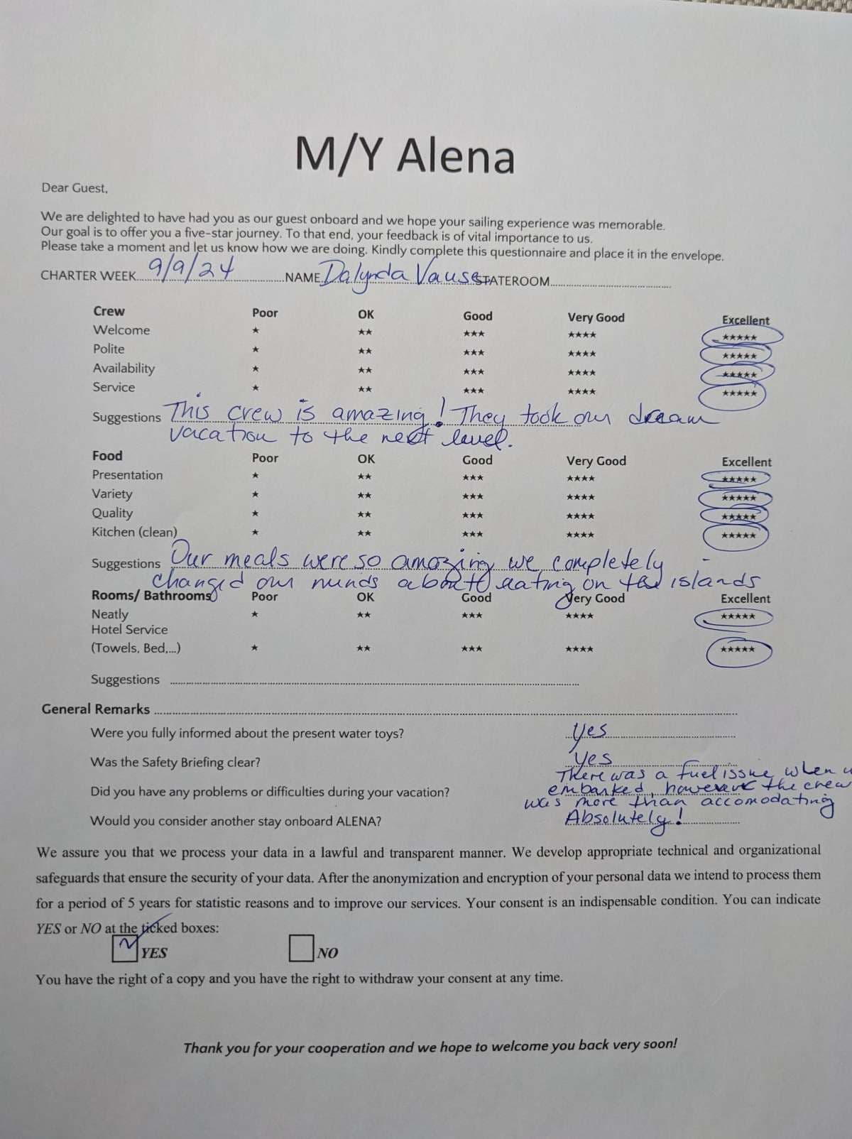 ALENA guest review