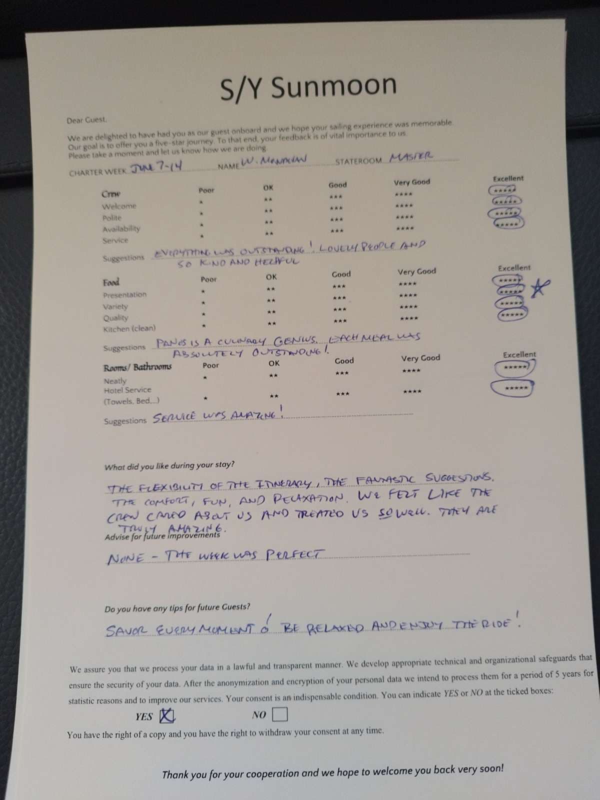SUNMOON guest review
