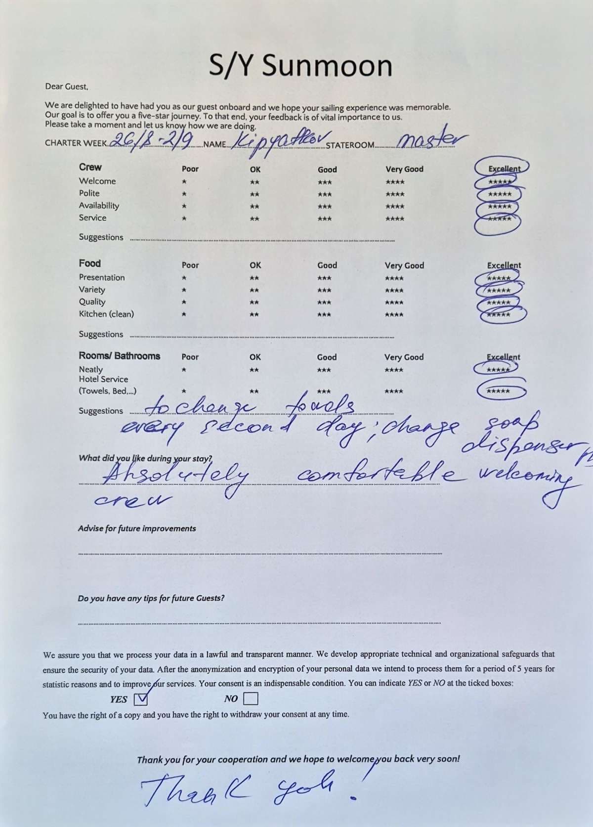 SUNMOON guest review
