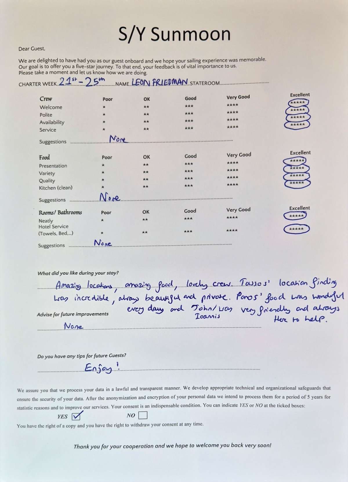 SUNMOON guest review