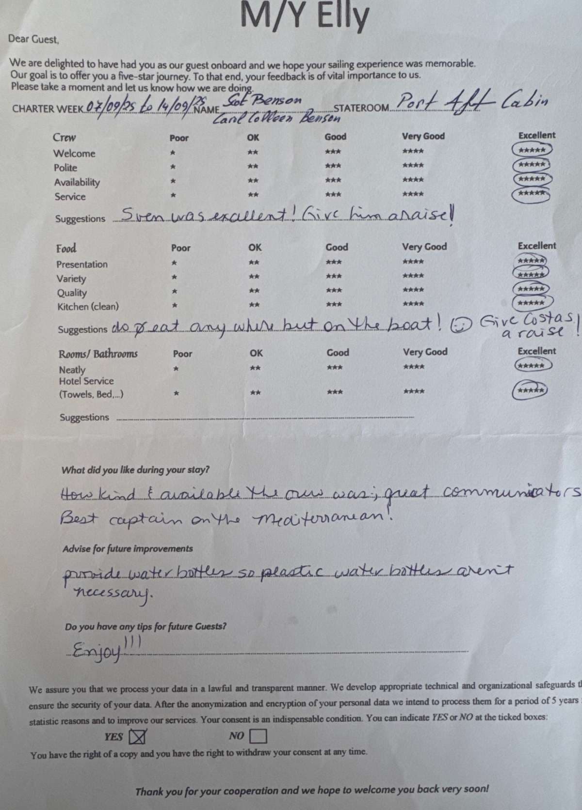 Elly guest review