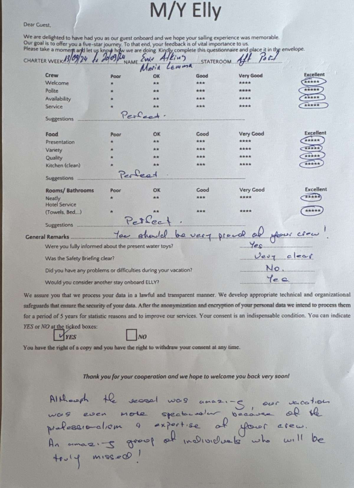 Elly guest review