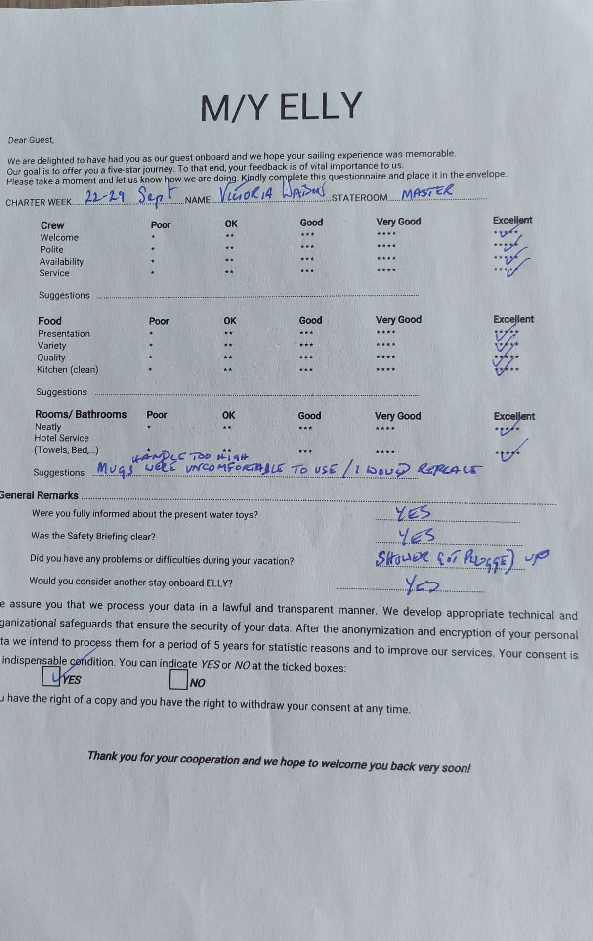 Elly guest review