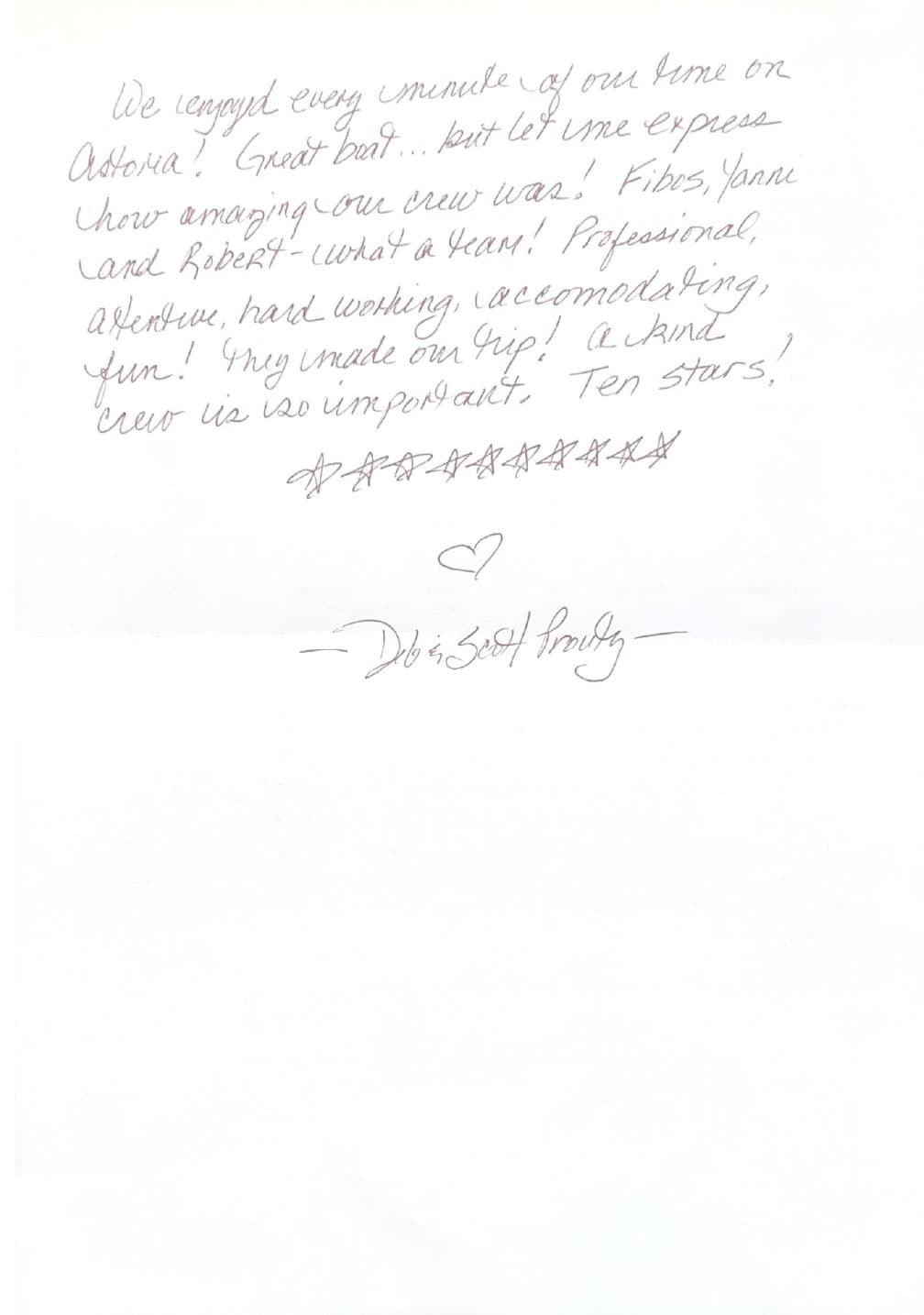 ASTORIA guest review