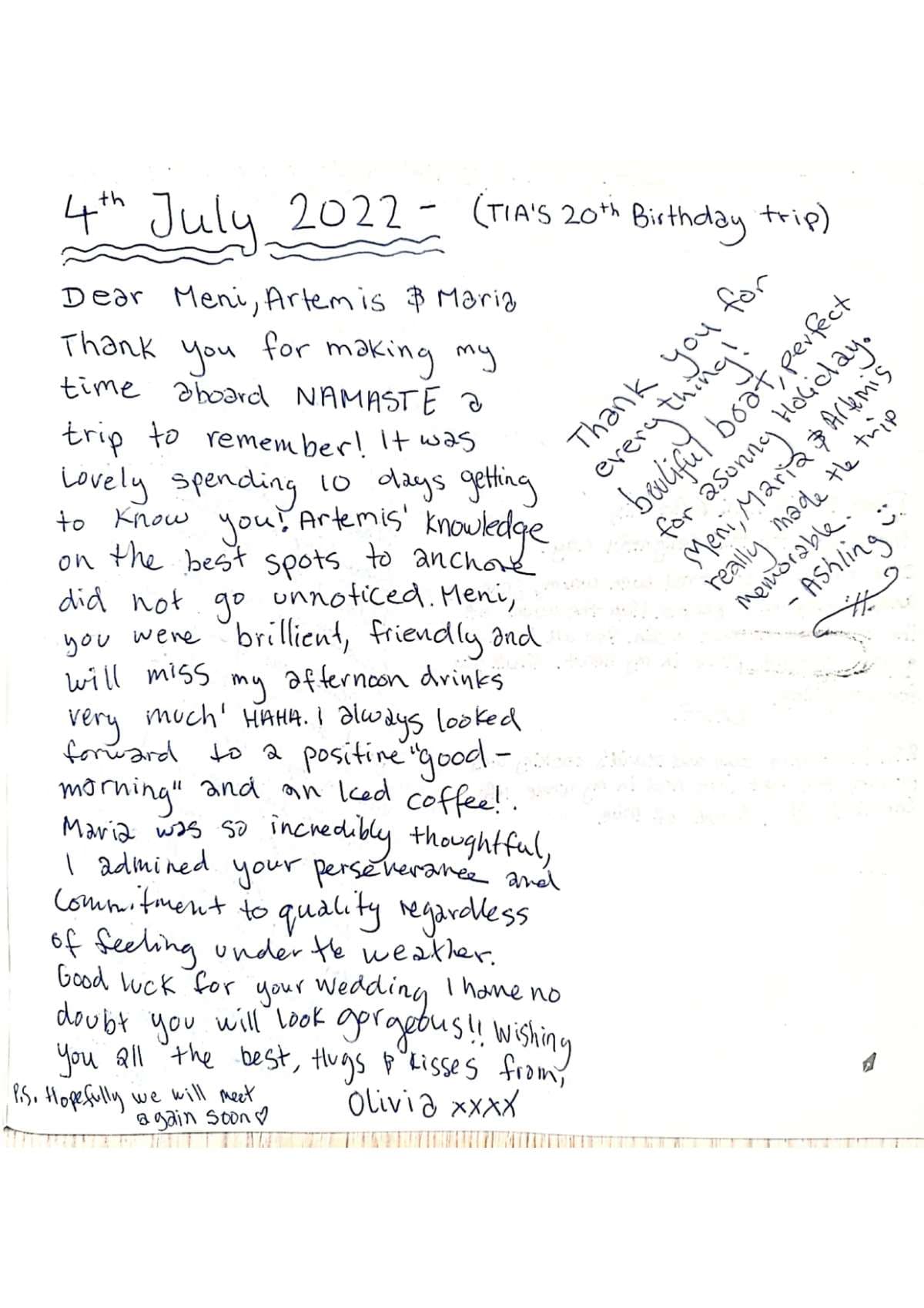 NAMASTE (SAMANA) guest review