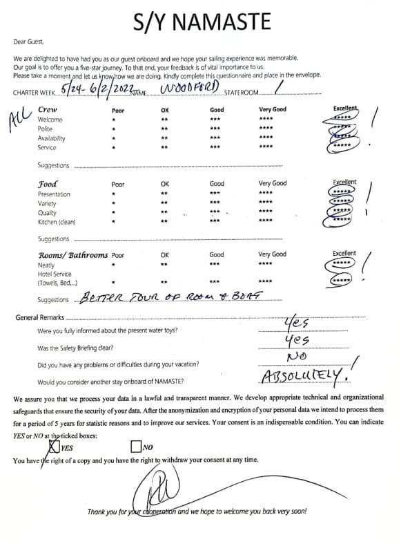 NAMASTE (SAMANA) guest review