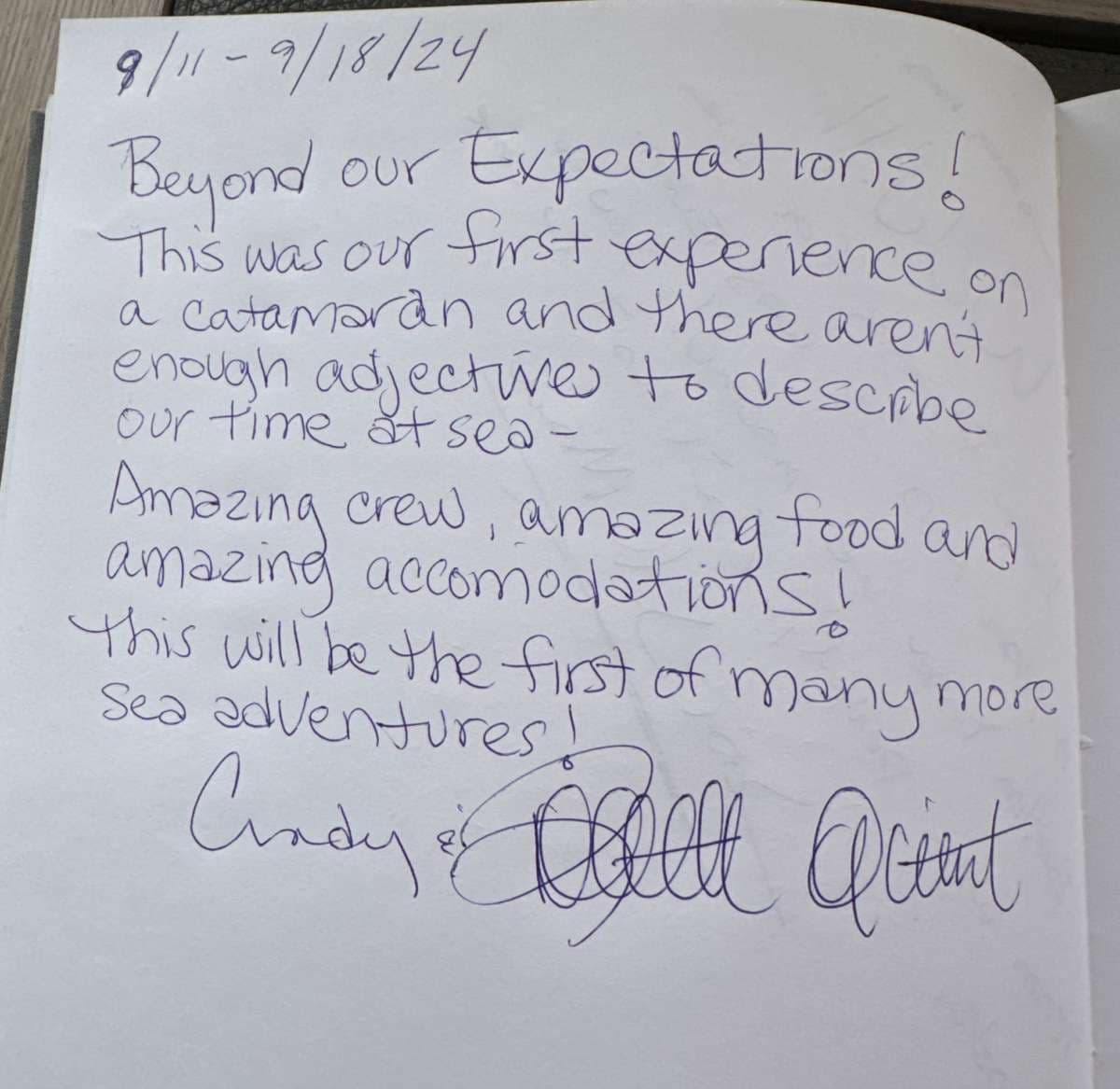 NAMASTE (SAMANA) guest review