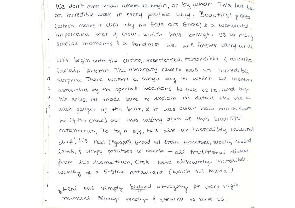NAMASTE (SAMANA) guest review