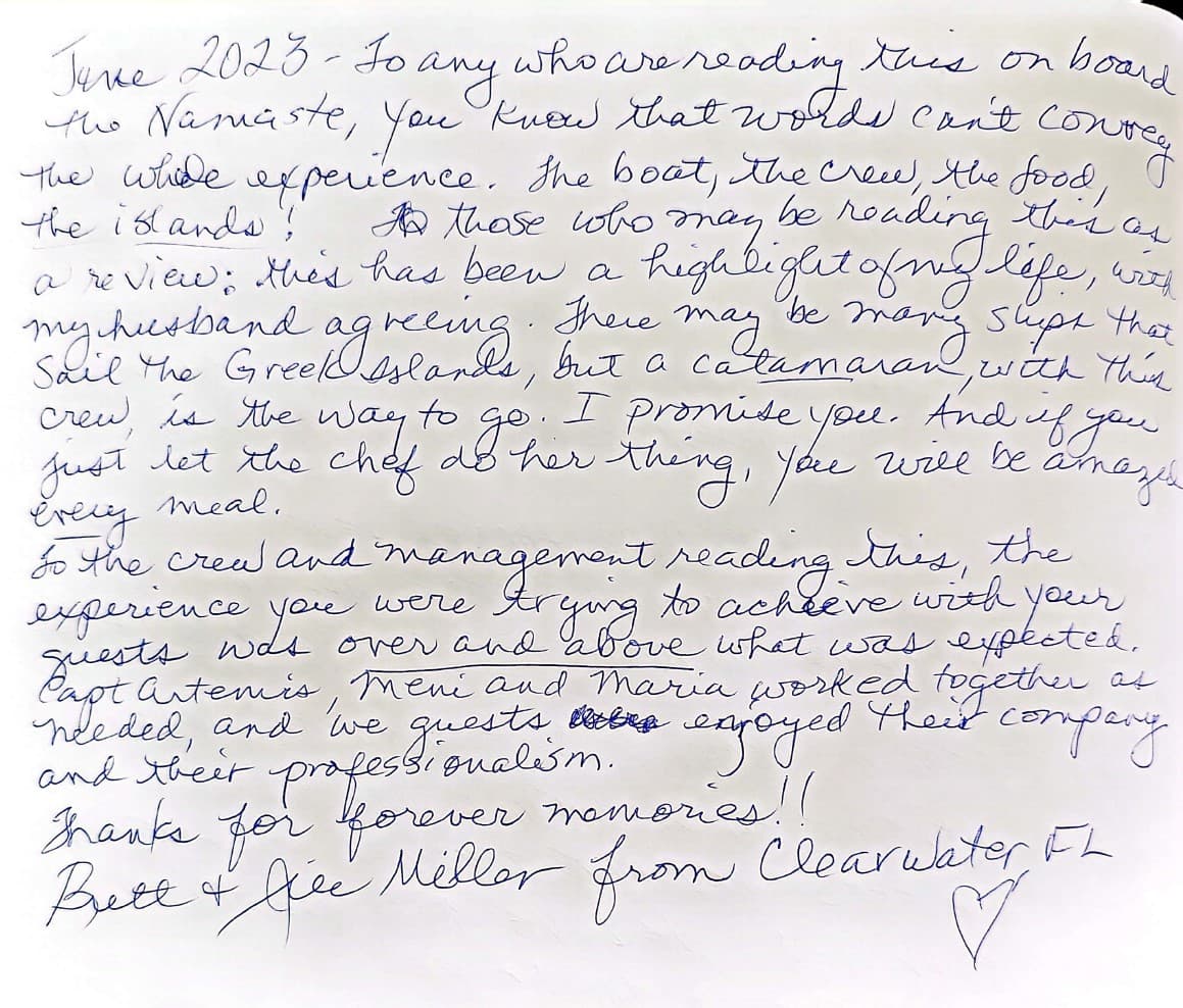 NAMASTE (SAMANA) guest review