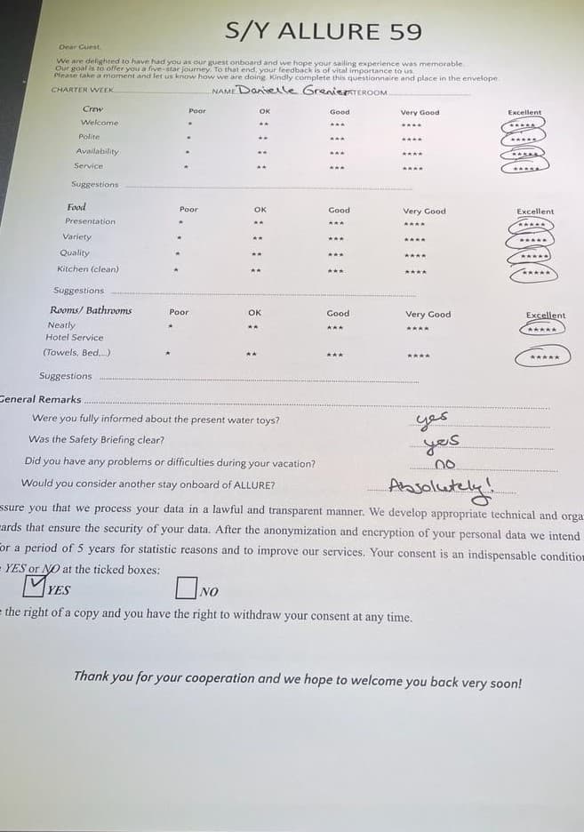 ALLURE guest review