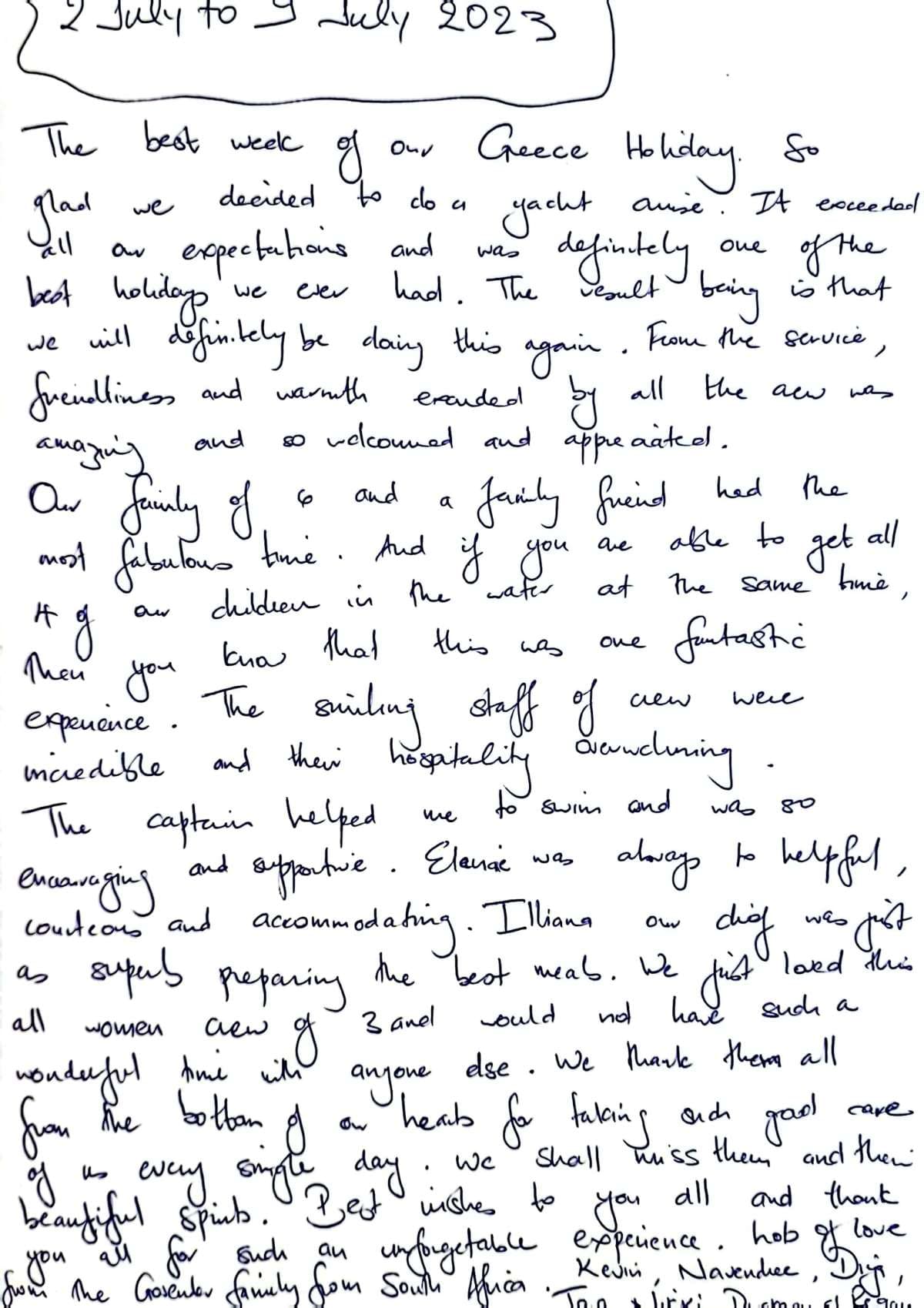 TiAmo guest review
