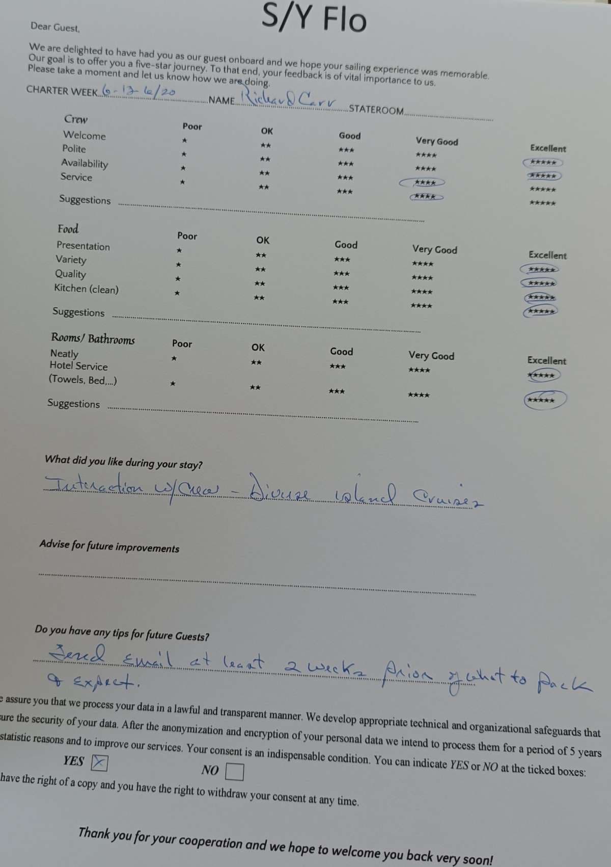 FLO guest review