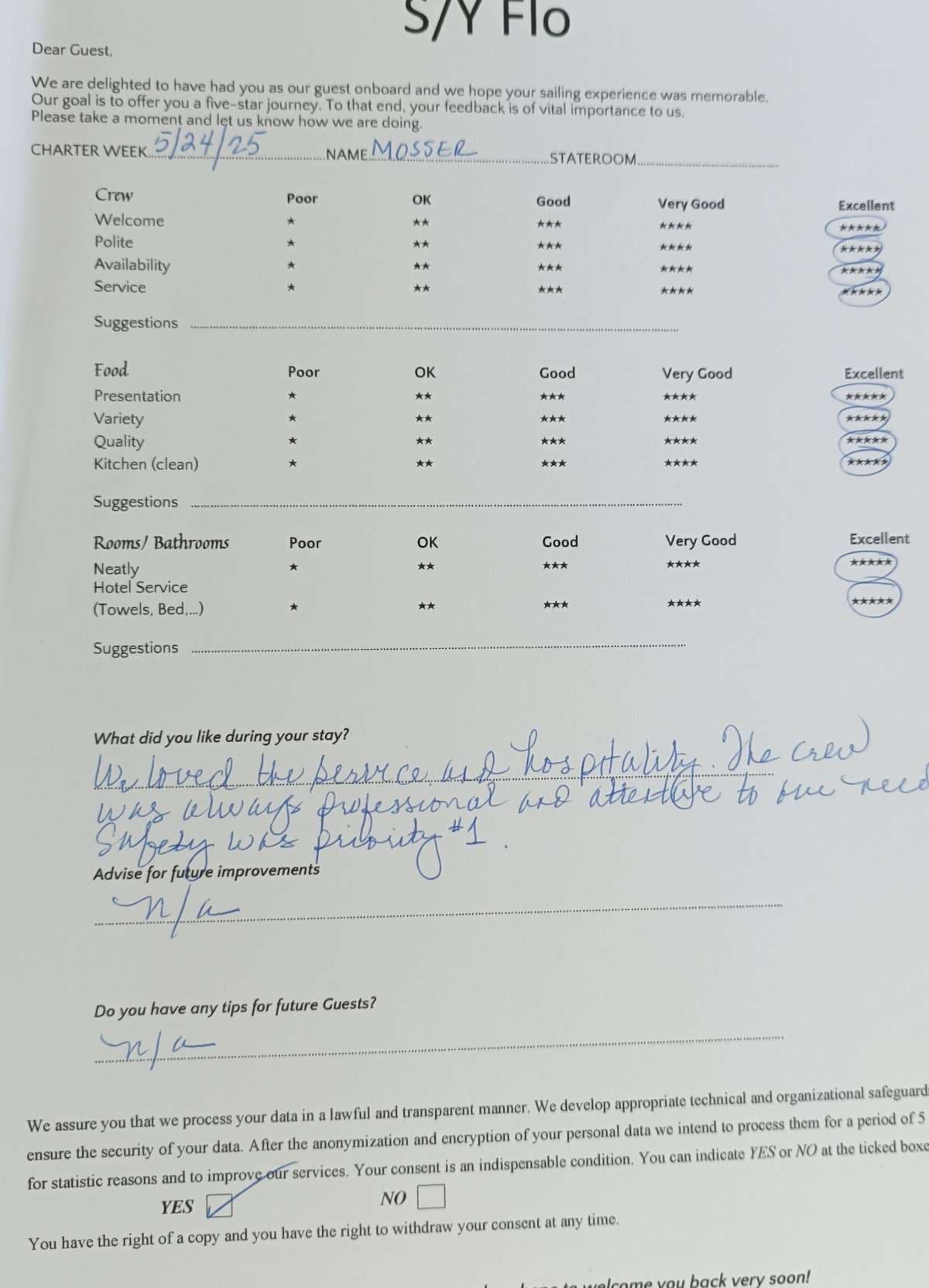 FLO guest review