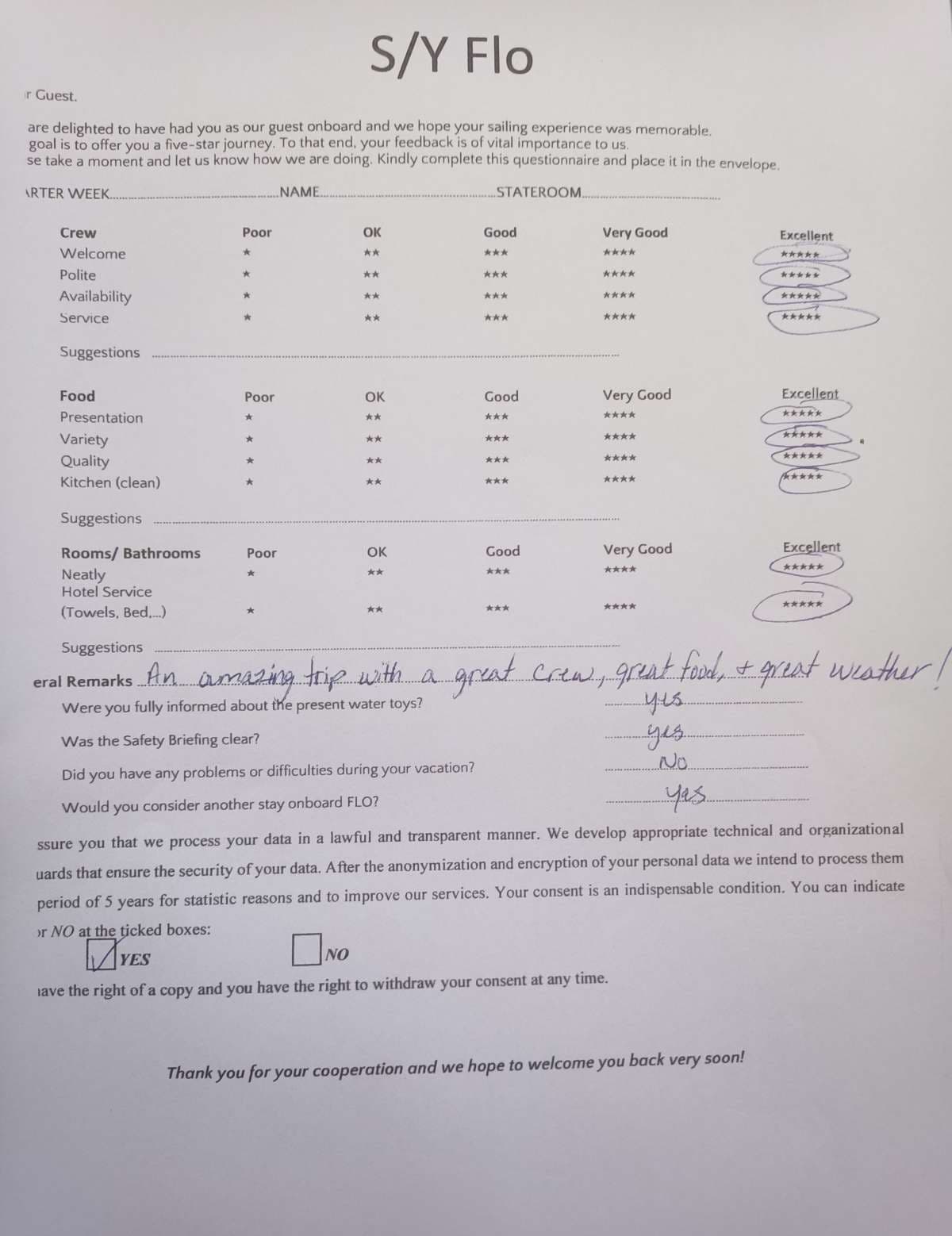 FLO guest review