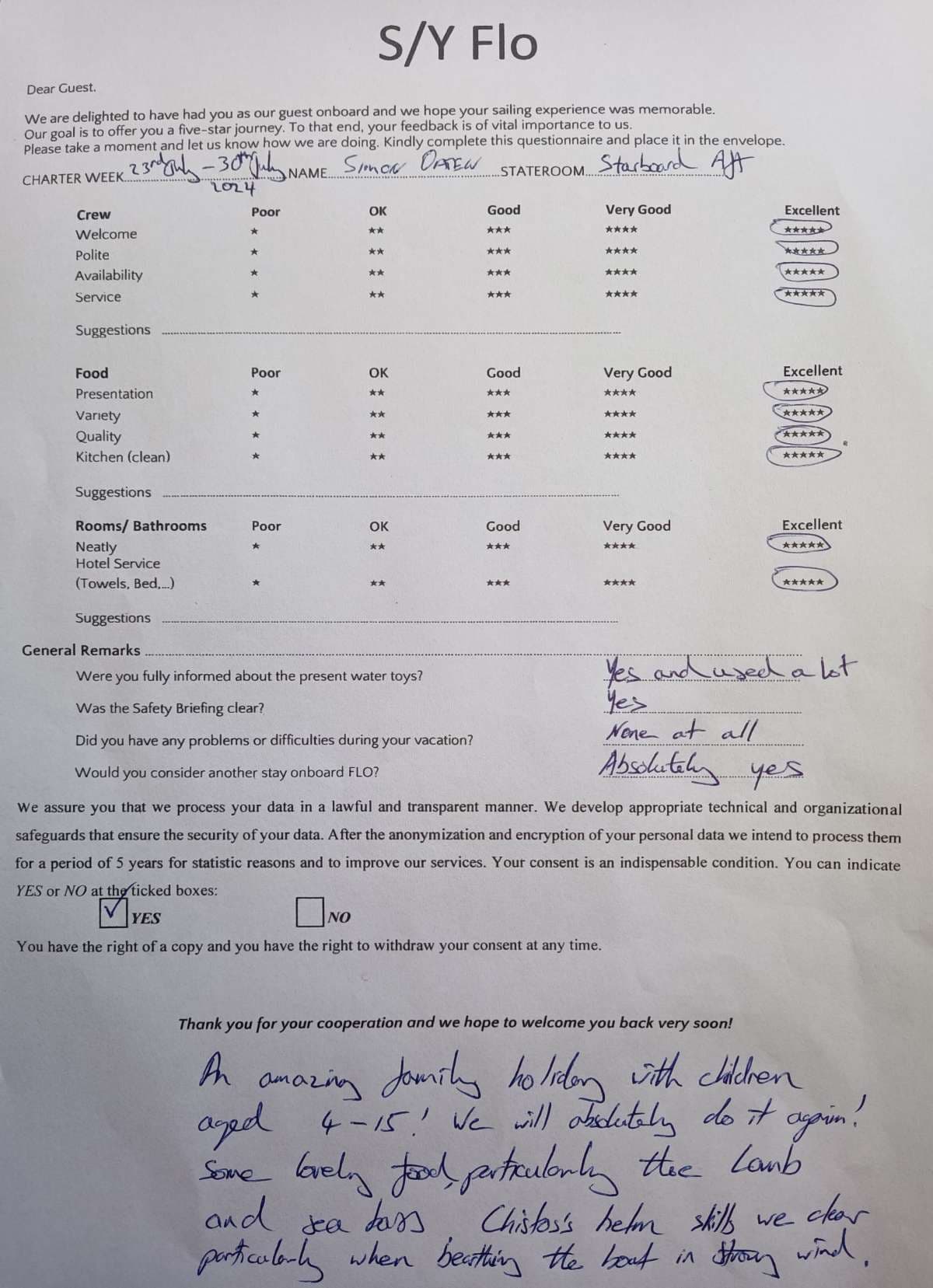 FLO guest review