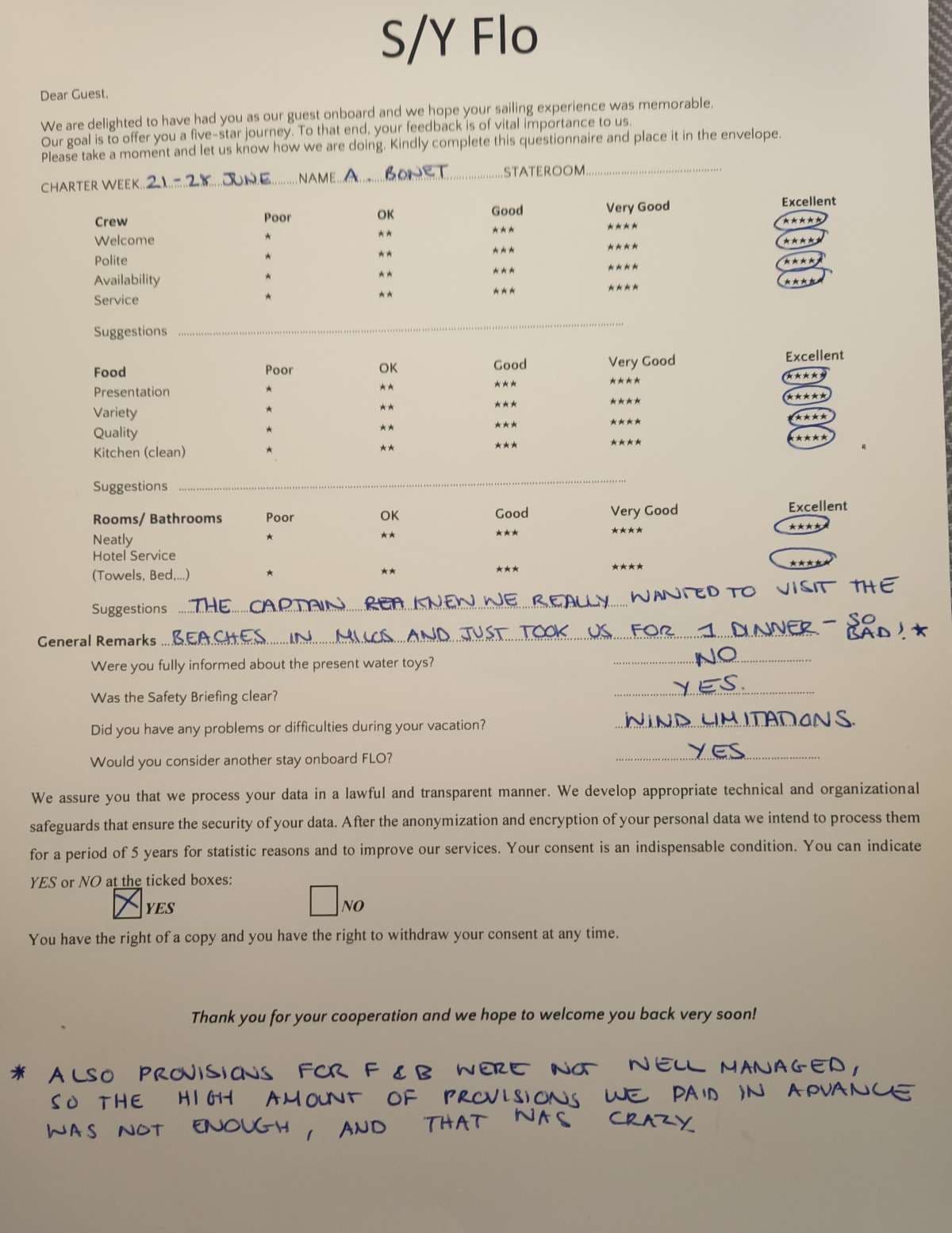 FLO guest review