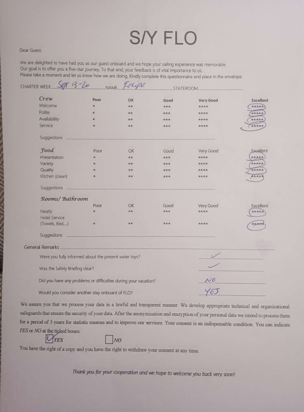 FLO guest review