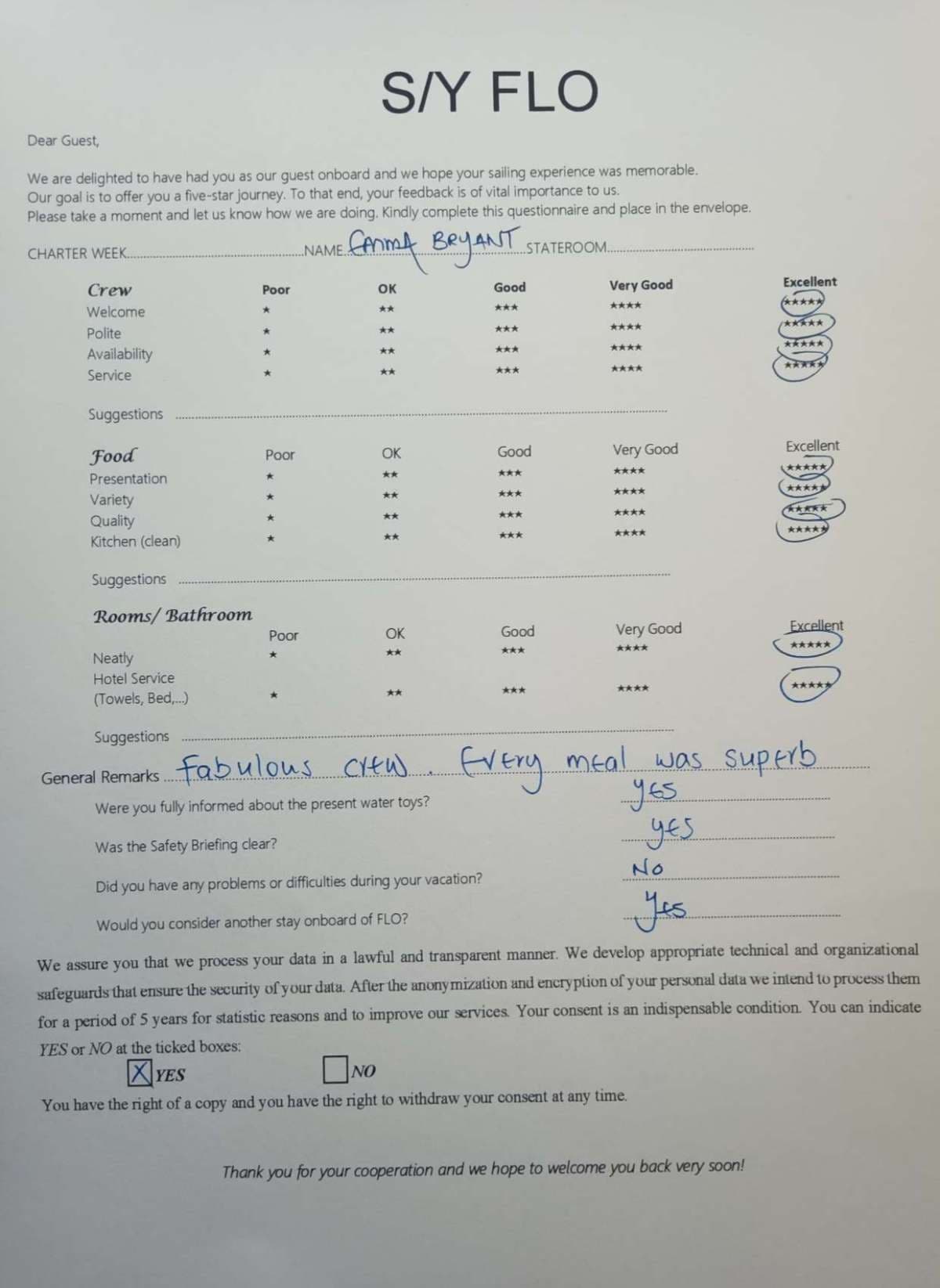 FLO guest review