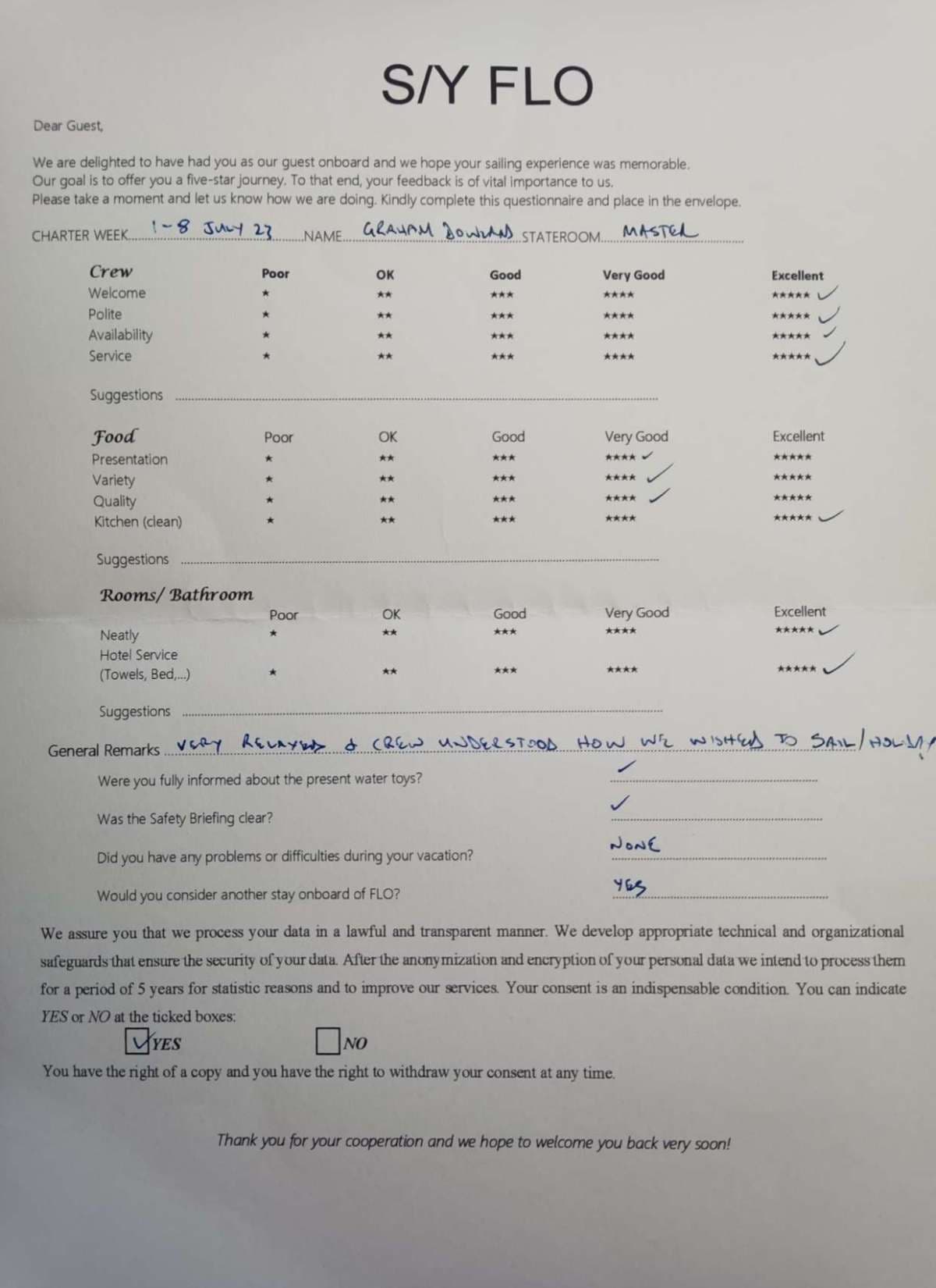 FLO guest review