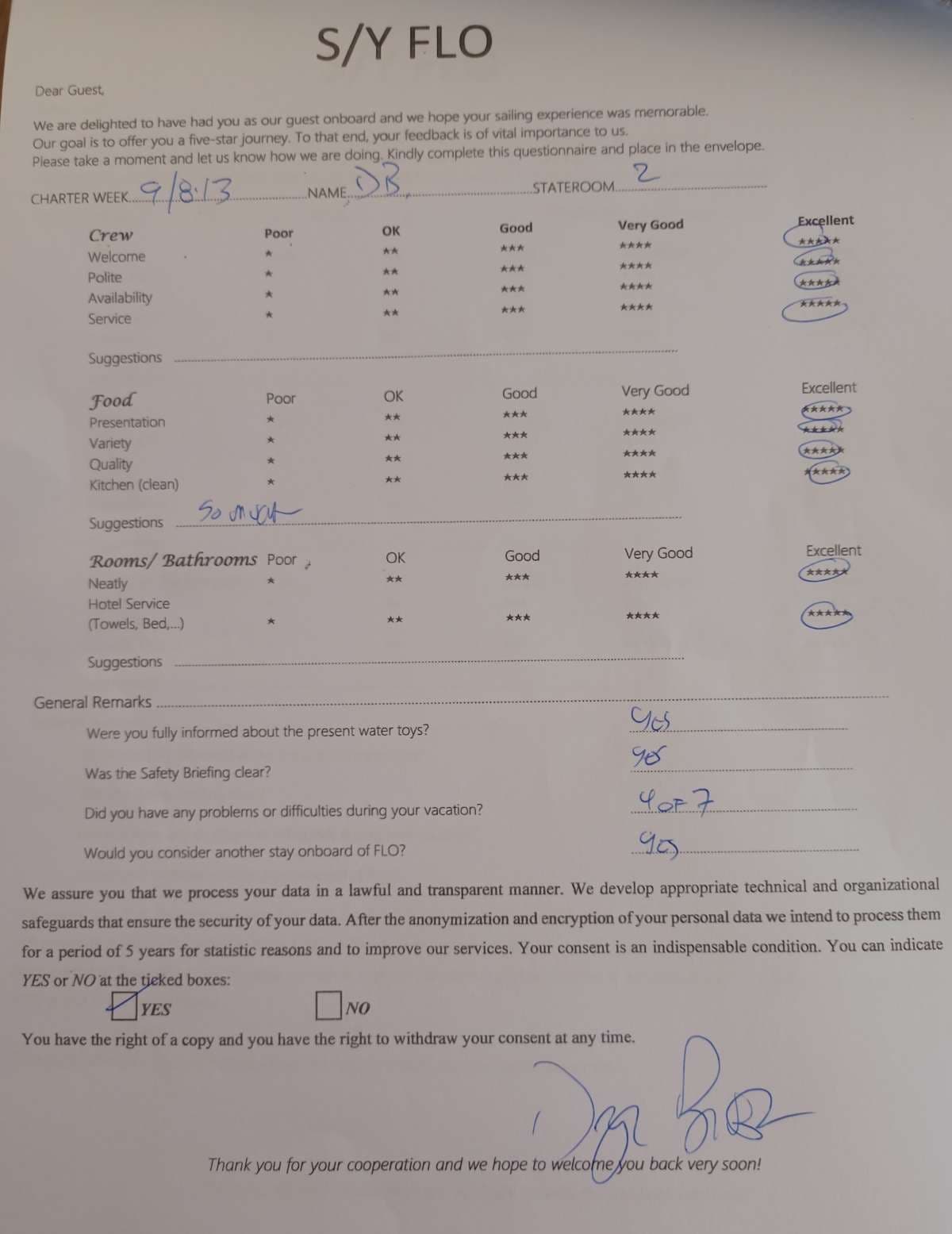 FLO guest review