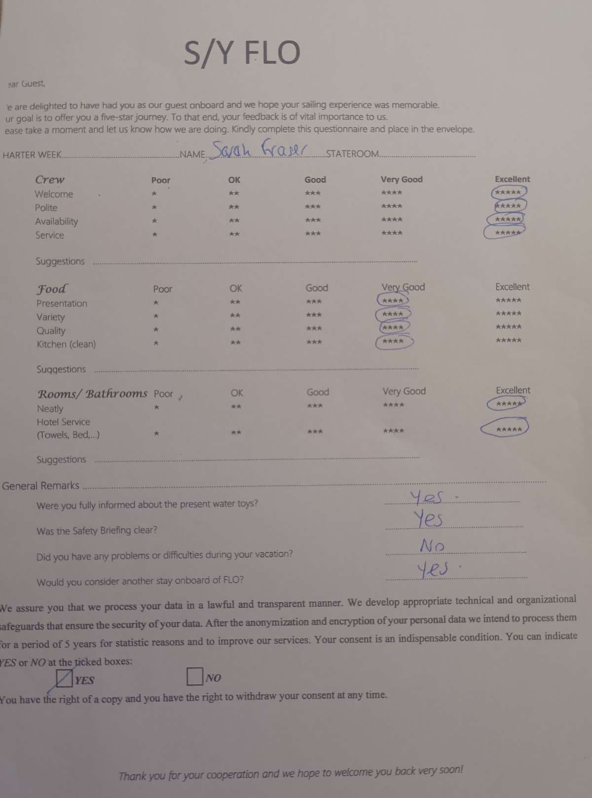 FLO guest review