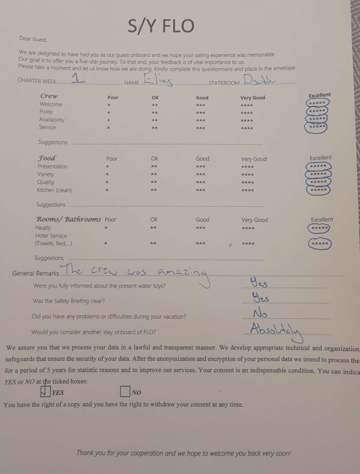 FLO guest review
