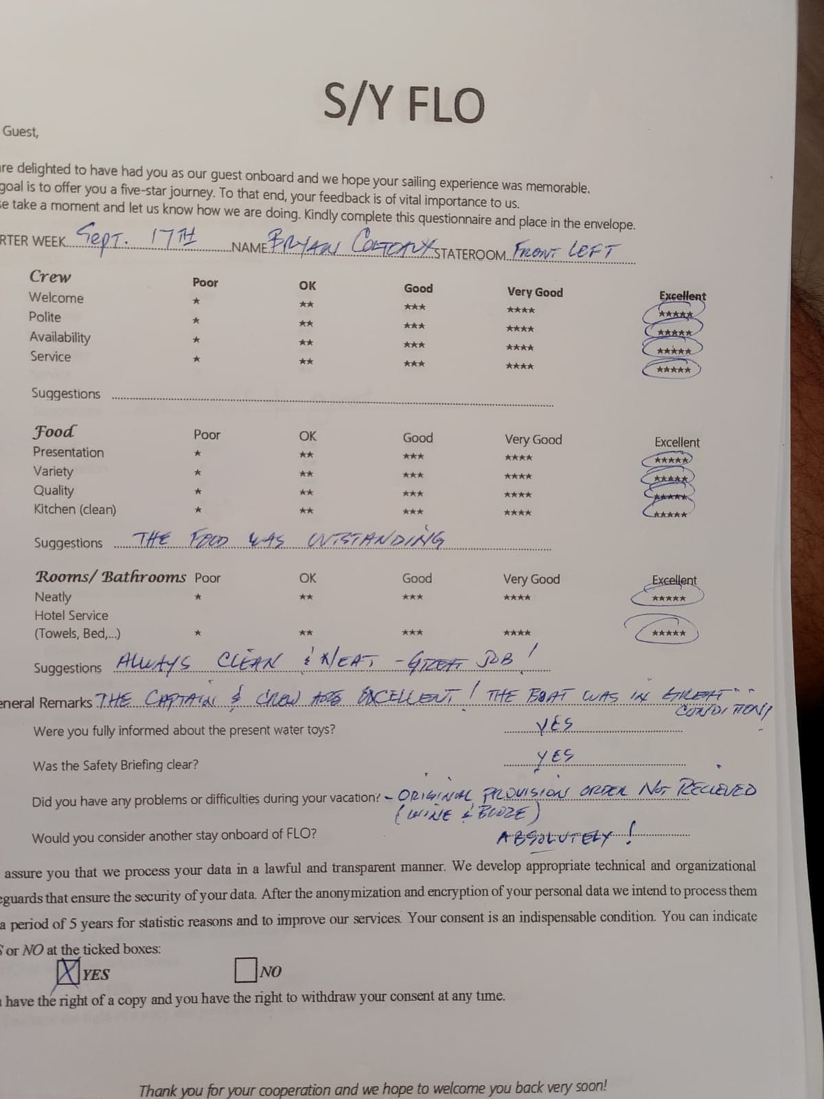 FLO guest review